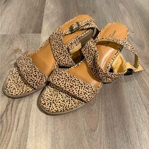 American Eagle Outfitters Leopard Print Sandals